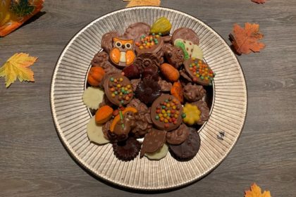 Foto Schaal Chocolade Rousseau boven